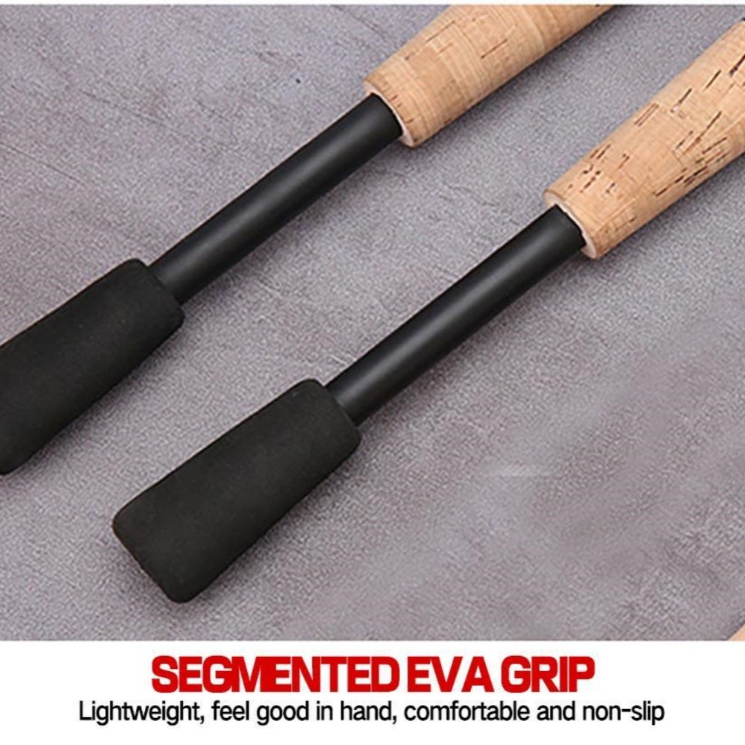 Ultra-Light Fishing Rod Carbon Fiber Spinning Casting Pole Handle Telescopic Rod