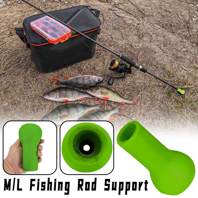 Fishing Fighting Tool Rod Holder Butt Cushion Cap Spherical Fishing Pole Holder