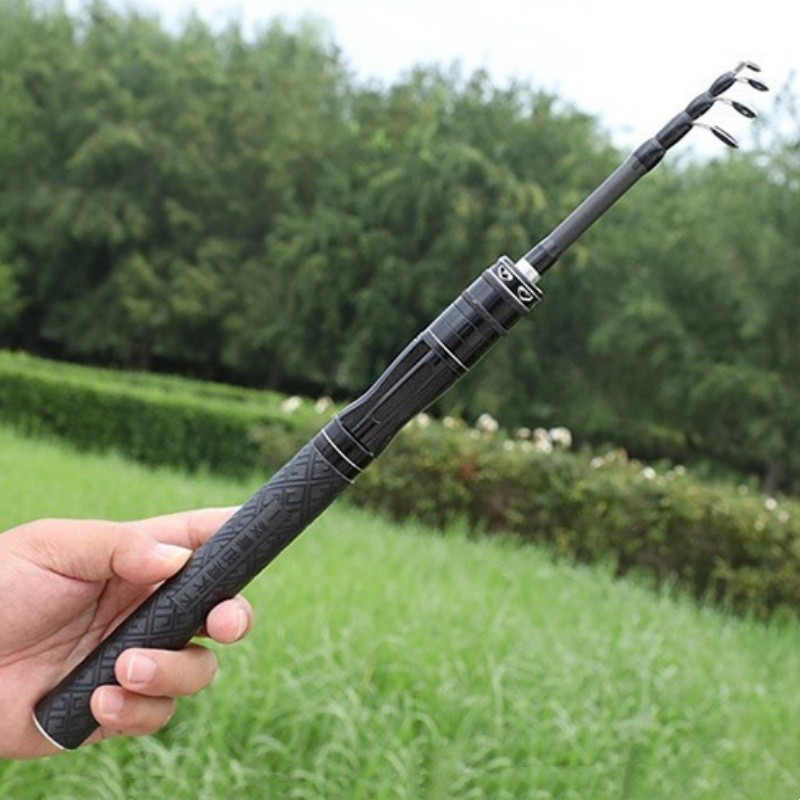 Portable Telescopic Fishing Rod High Carbon Fiber Sensitive Spinning Casting Rod