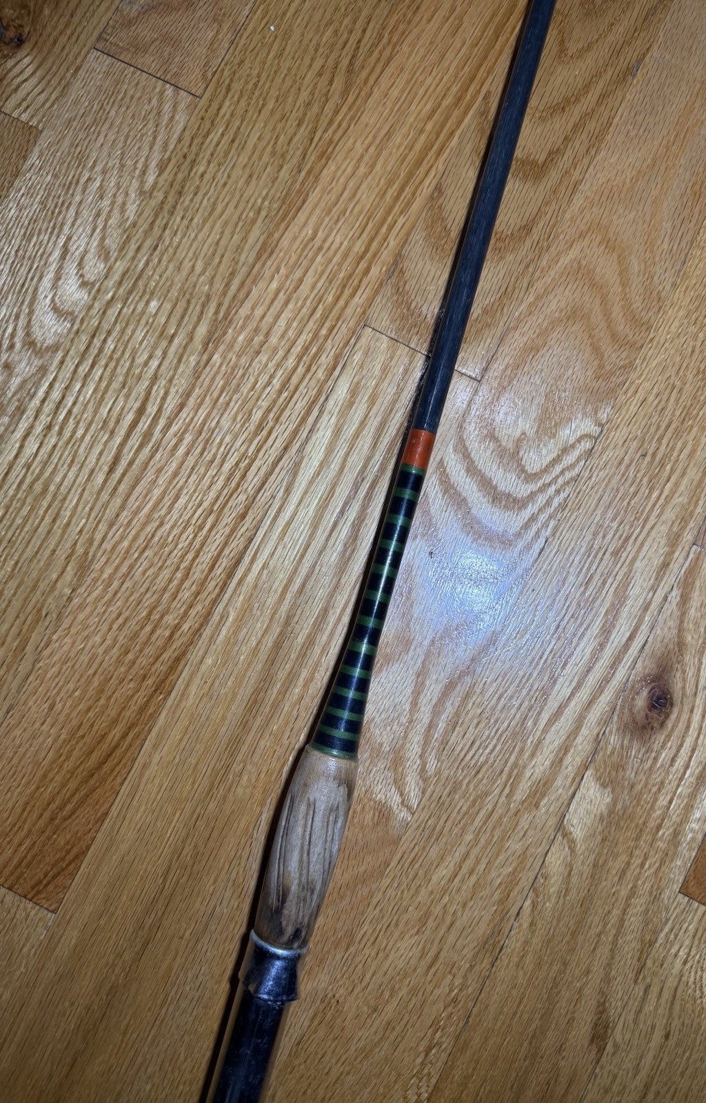 7′ Graphite Casting Rod 1pc All Saltwater Cork Handle Black/Brown/Green(P/U)