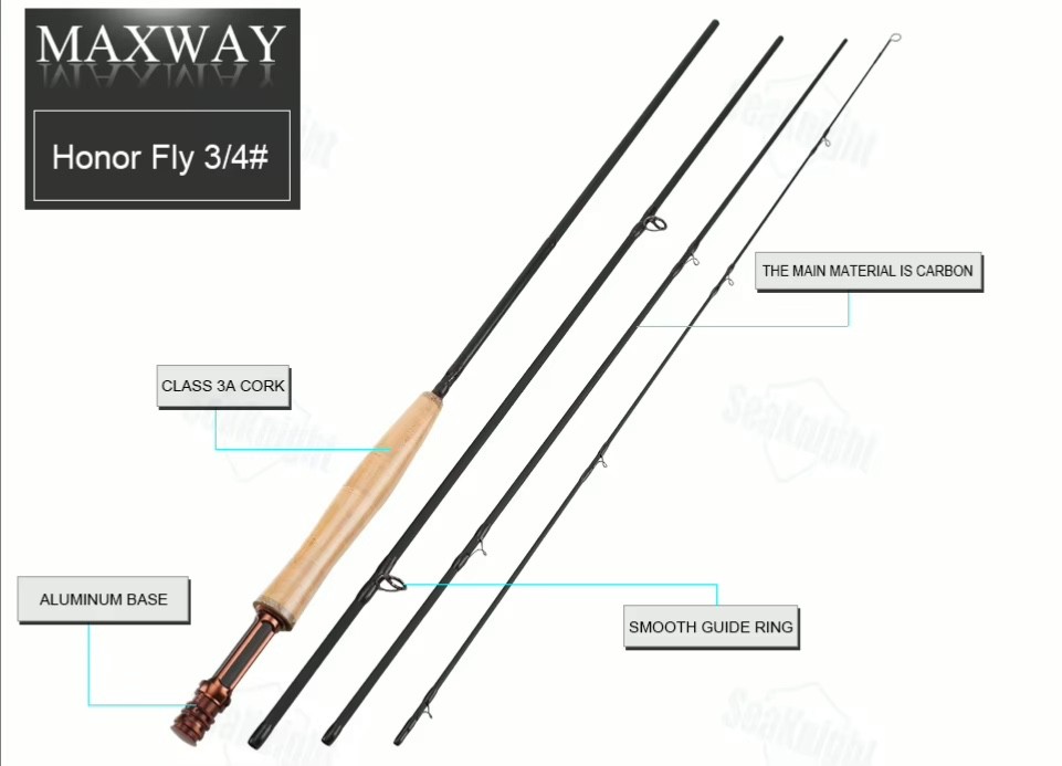 Travel Fly Fishing Rod Sea Saltwater & Freshwater Fly Fishing Rods Various