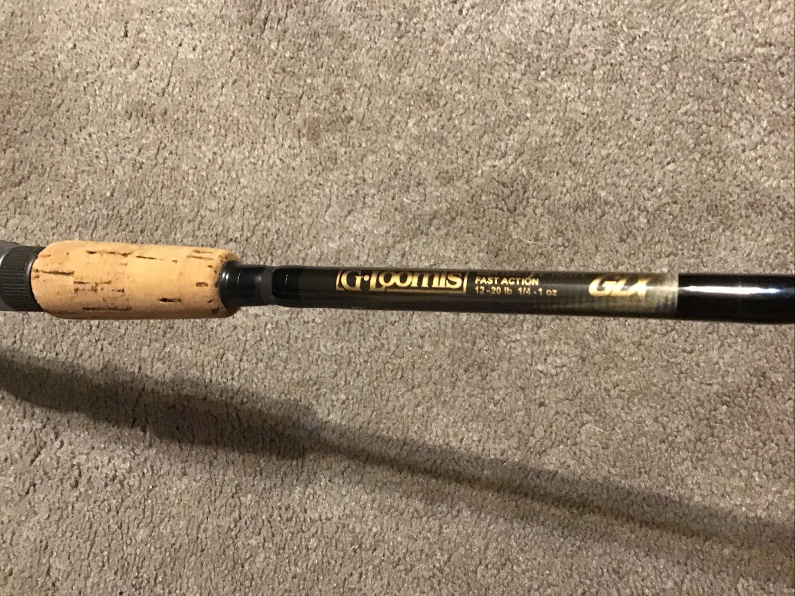 G. Loomis MBR 784C GLX 6’6″ Hvy Fast Action 12/20lb Casting Rod Lot A15