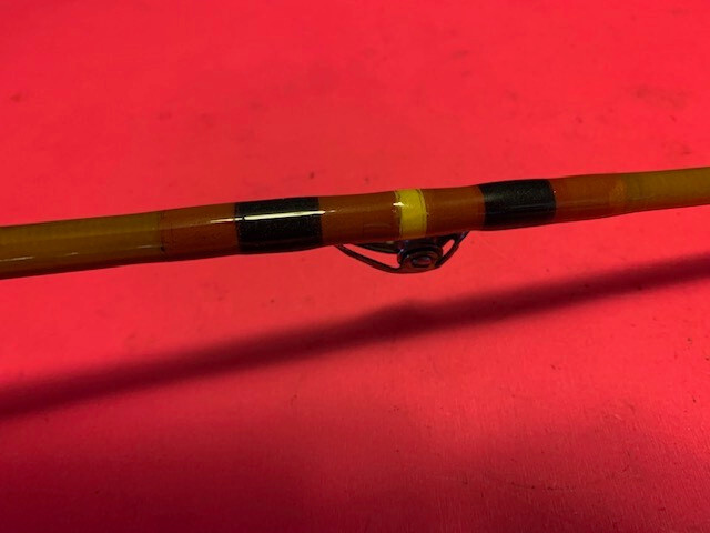 VINTAGE CUSTOM SABRE 6 FOOT 6 INCH 50 TO 100 POUND RATED TROLLING FISHING ROD