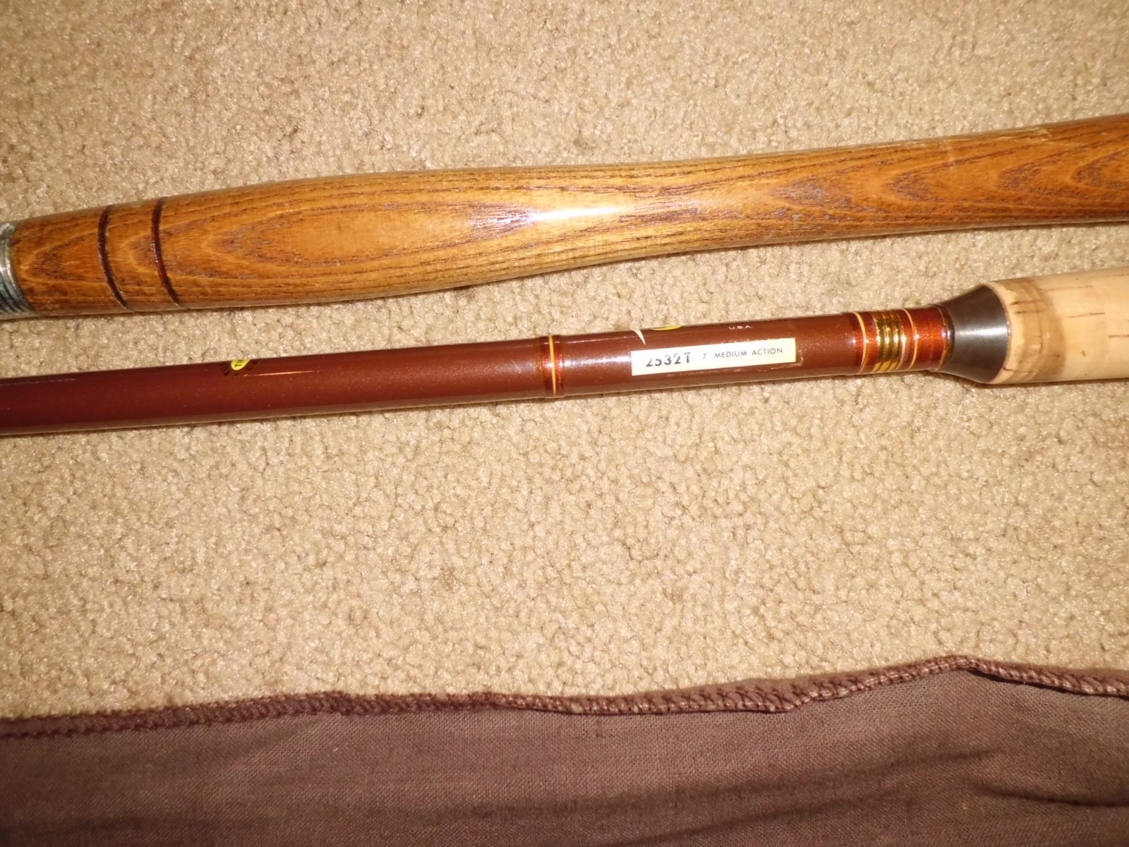 Vintage GARCIA Conolon 2532T Medium Action Conventional Boat 7′ Rod- USA