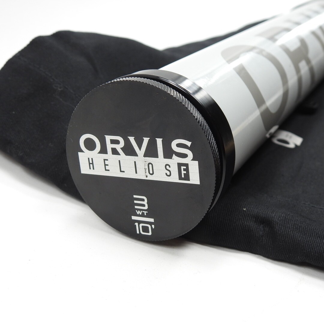 Orvis Helios D Fly Fishing Rod. 10’ 3wt. W/ Tube and Sock.
