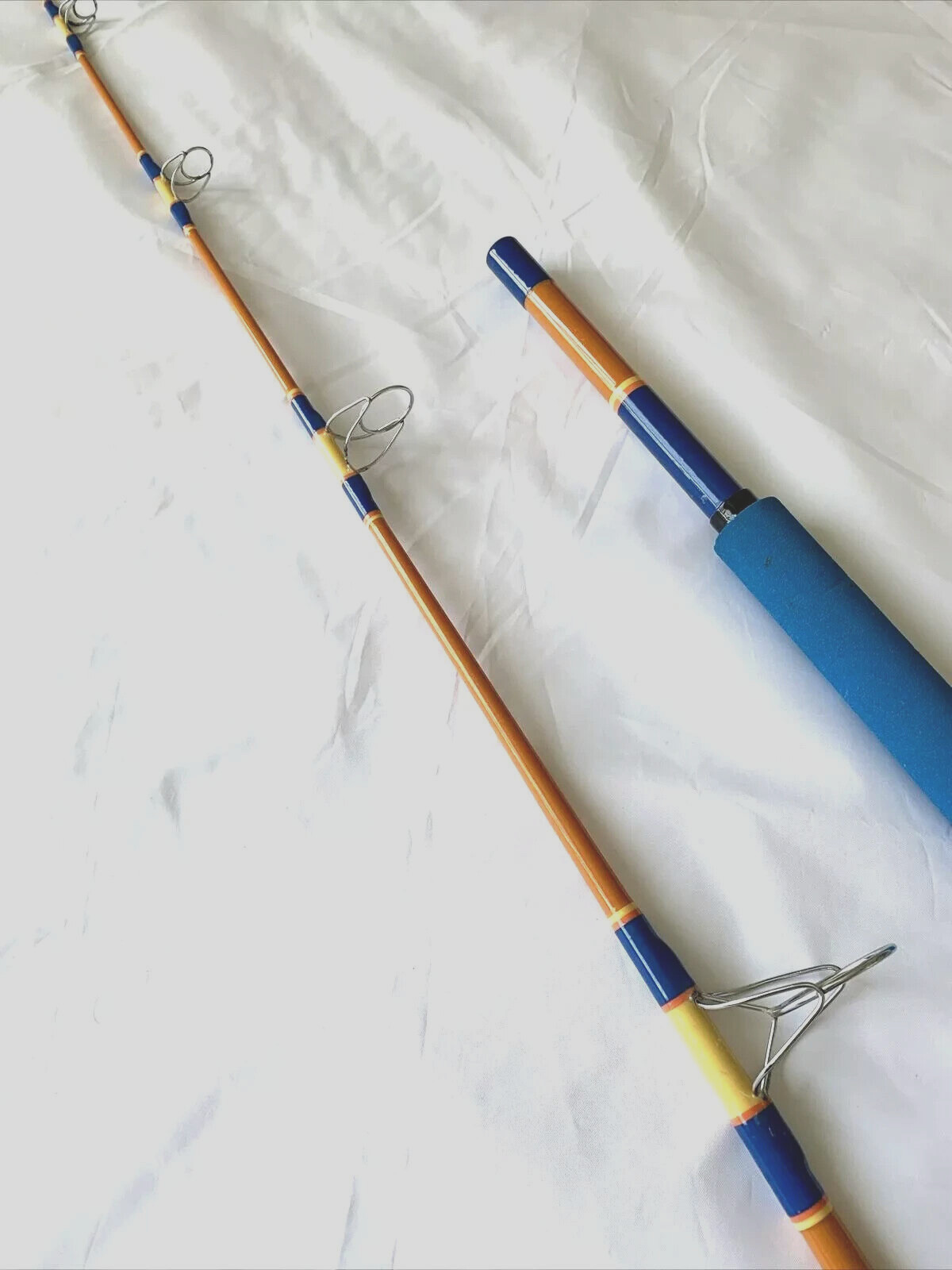 Kencor 610-70S 7’ Tenlew Magnaglas 12-40Lb Spinning Fishing Rod Made In USA RARE