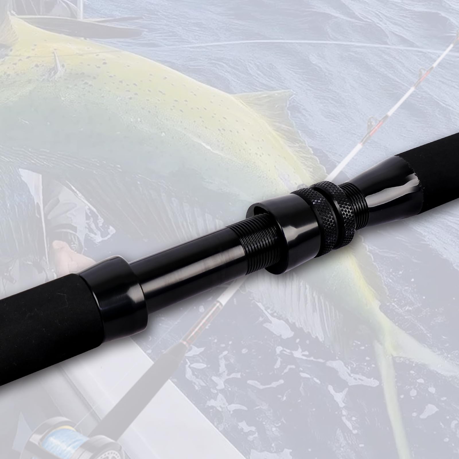 Trolling Rod Saltwater Deep Dropper Big Game Rod Conventional Boat Roller Rod…