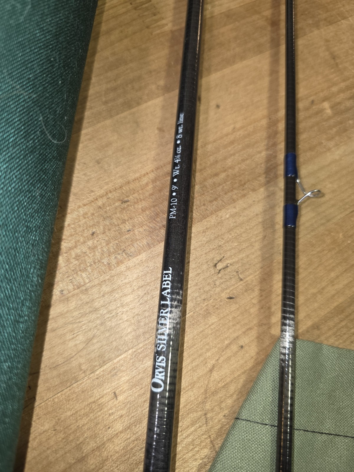 Orvis Sulver Label PM-10 Fly Fishing Rod 9’ wt 4 7/8 Oz 8 Wt With Sock And Tube