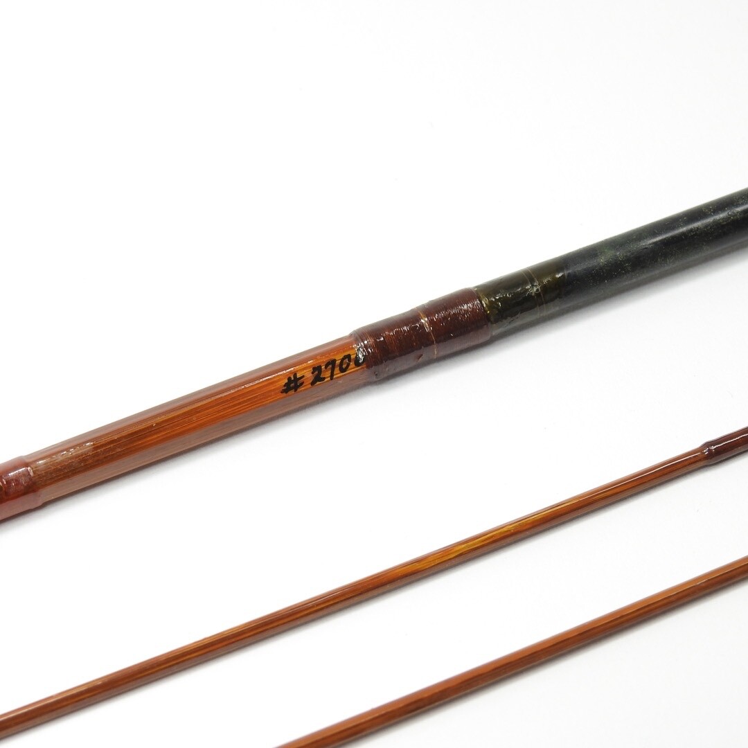 Letort Brand “Classic” No. 2706 Bamboo Fly Fishing Rod. 7’ 2”. W/ Tube & Sock.