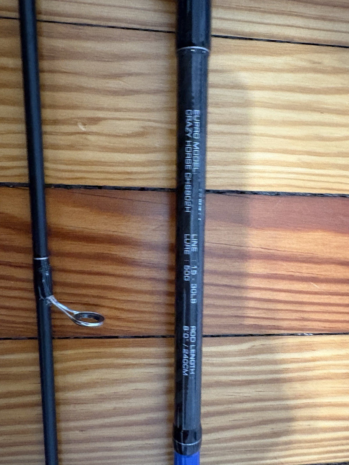 Crazyhorse 2 Piece 8’0 Spinning Fishing Rod