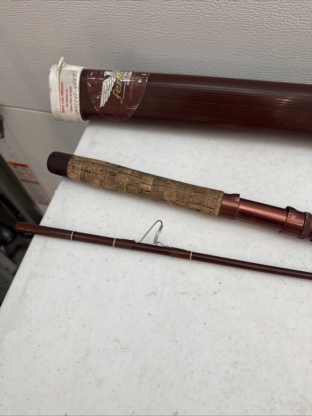 Fenwick Glass Spin Rod FS70 7 foot 4-10LB With Original Case