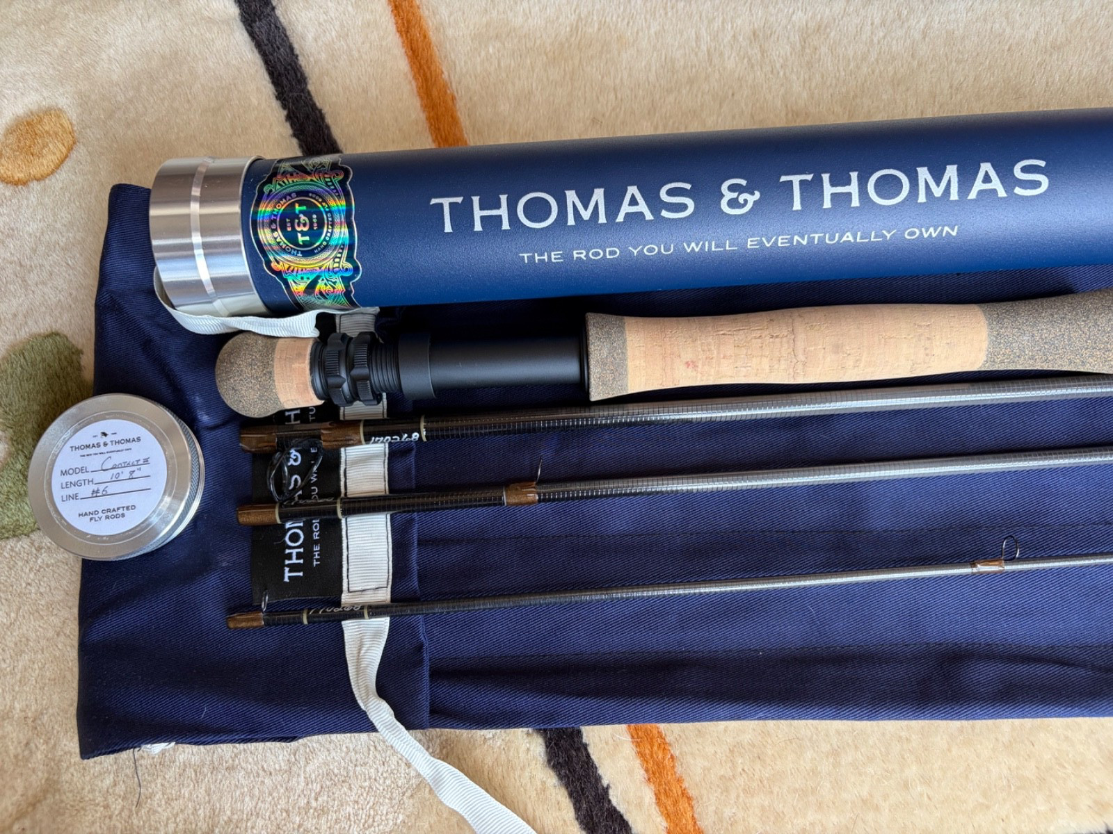 Thomas and Thomas Contact II 1086-4 10 ft 8 in 6wt 4 piece Euro Rod NEW