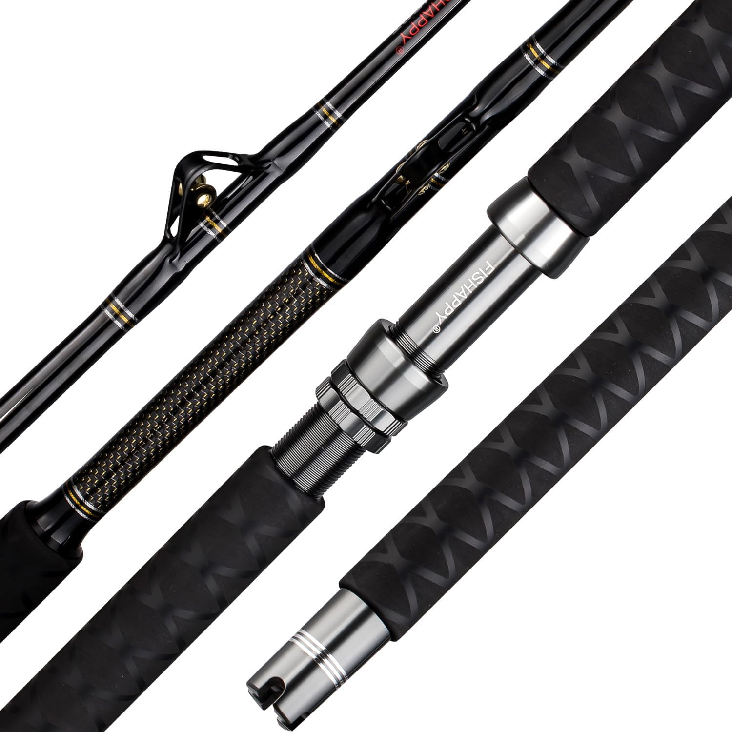 Trolling Rod Saltwater Offshore Heavy Roller Rod Bent Butt Trolling Rod Big Game