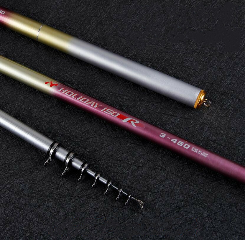 Ultra Short Portable Spinning Telescopic Fishing Rod Fast Action Ultra Light Rod