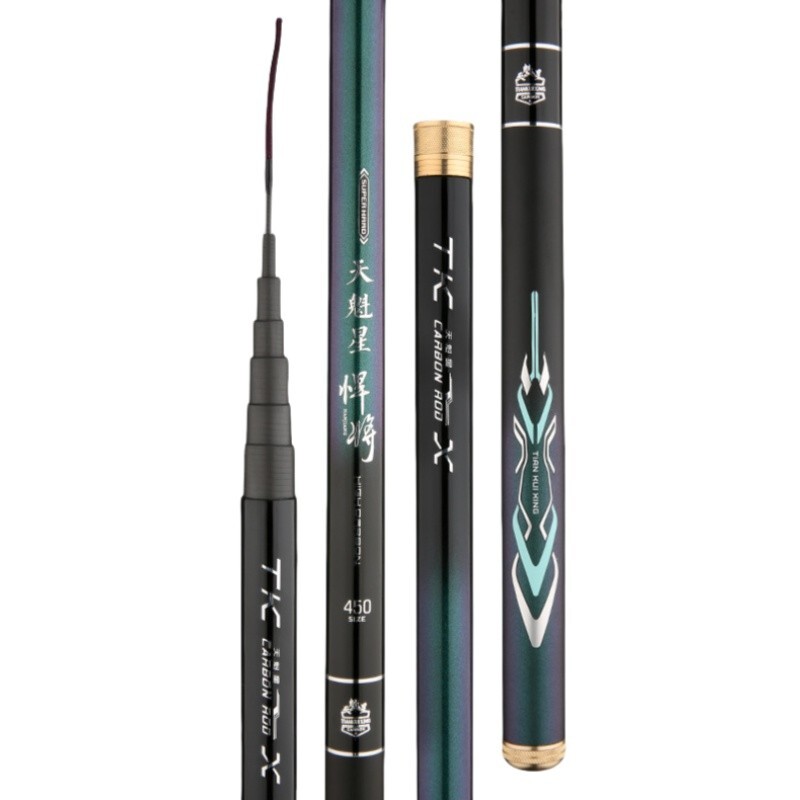 Fishing Rods Carbon Fiber Telescopic Fishing Rod Hand Stream Pole 2.7m-6.3m Pole