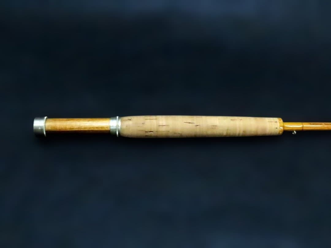 Bamboo Rod Mario Wojnicki Scott (early model) with leather case