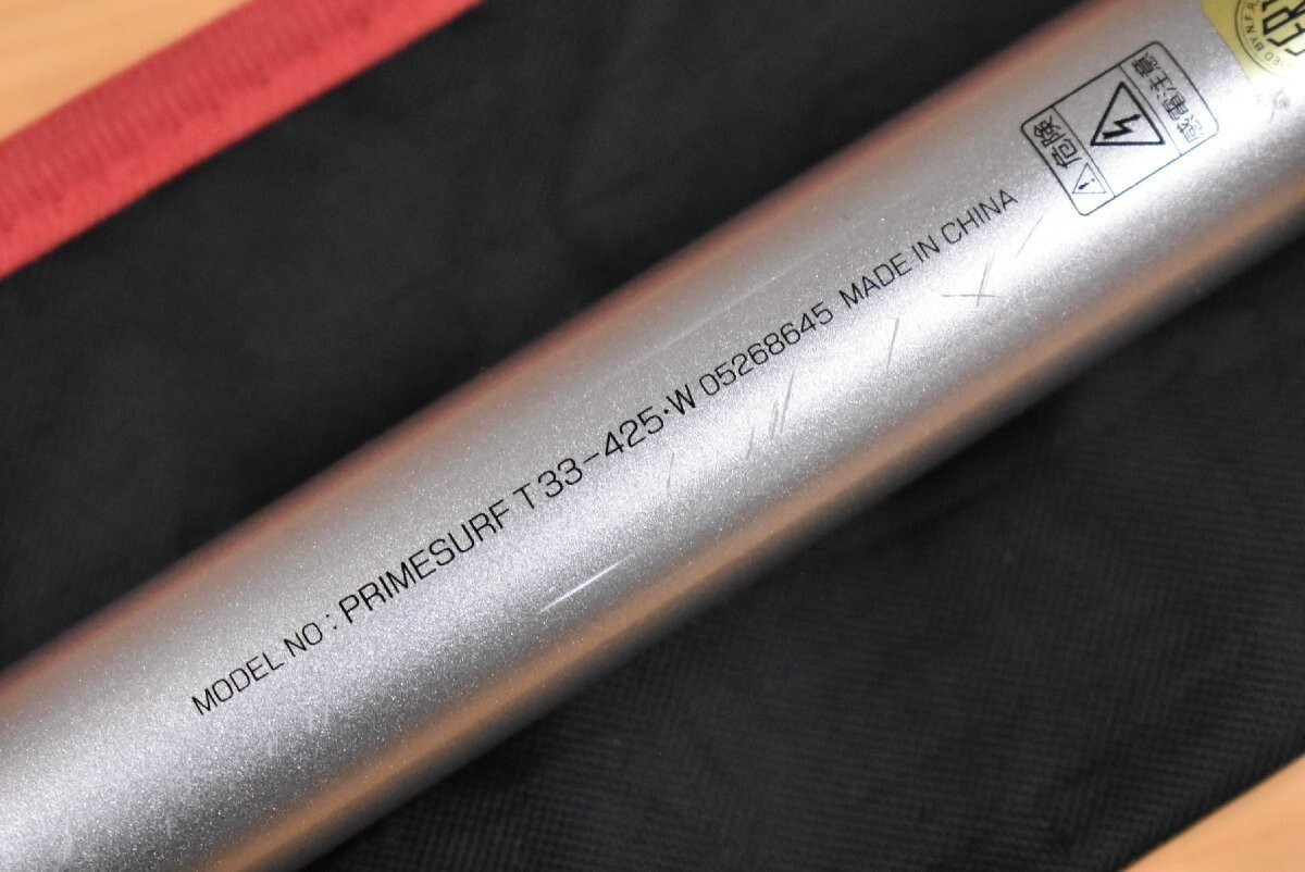 Daiwa 14 Prime Surf T33-425 W Model Spinning Rod color black silver fishing both