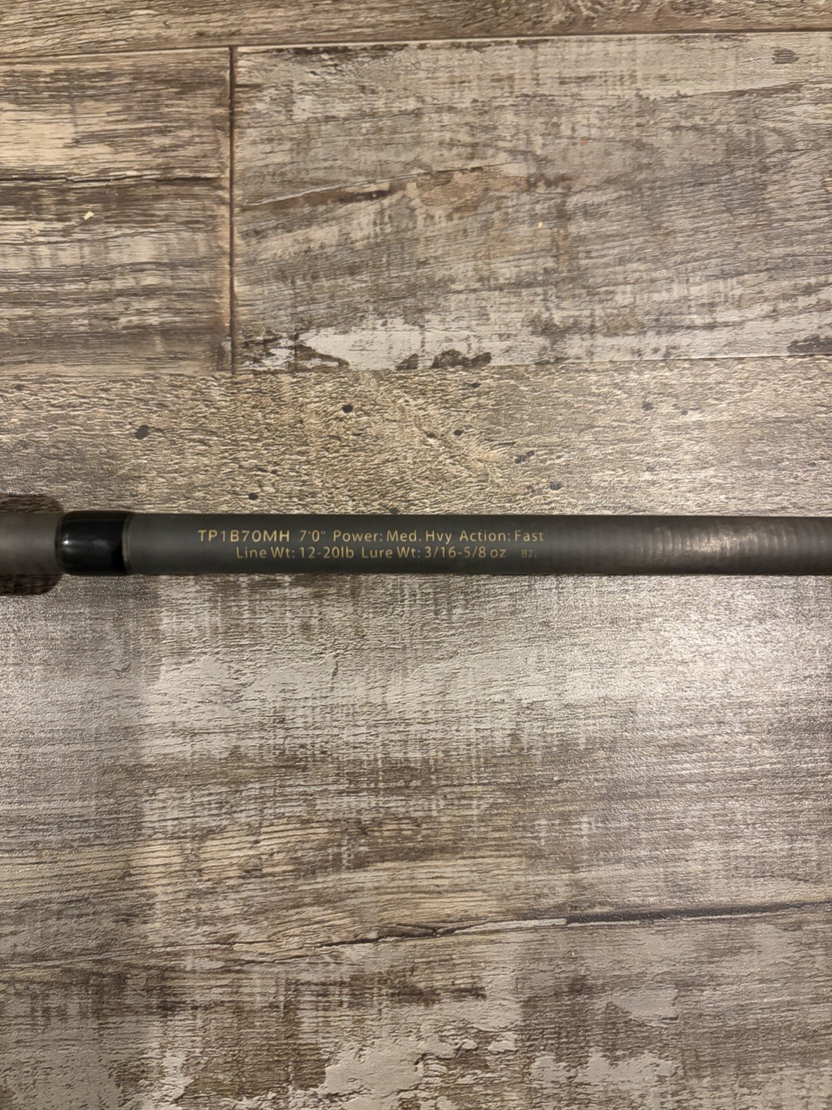 Lews TP1 Black 7 0ft Med Hvy Rod and Lews David Fritts Palmer 7 6 Crankbait Rod.
