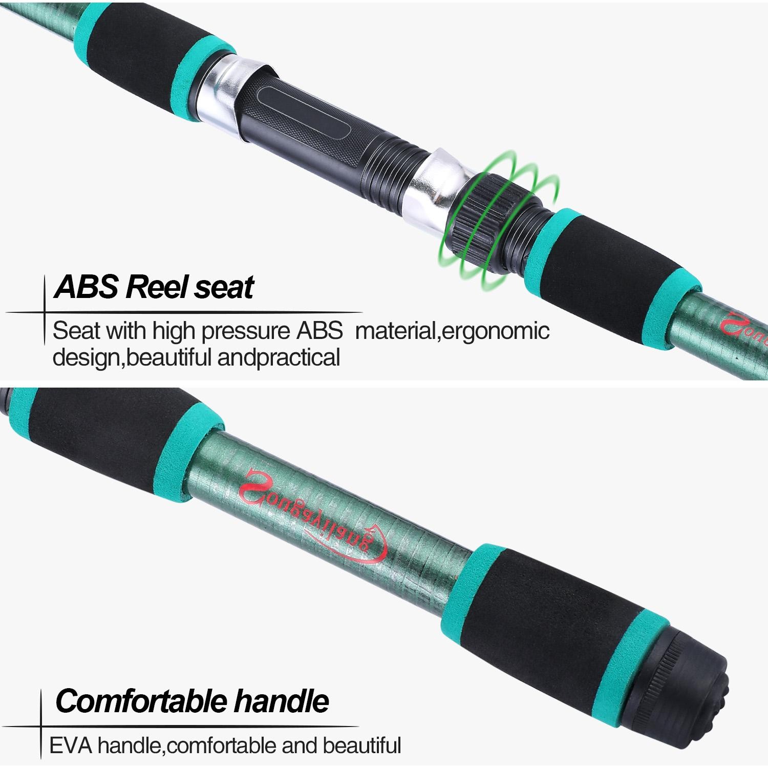Sougayilang 1.8m Spinning Fishing Rod M Power Children Fishing Rod Telescopic Ro