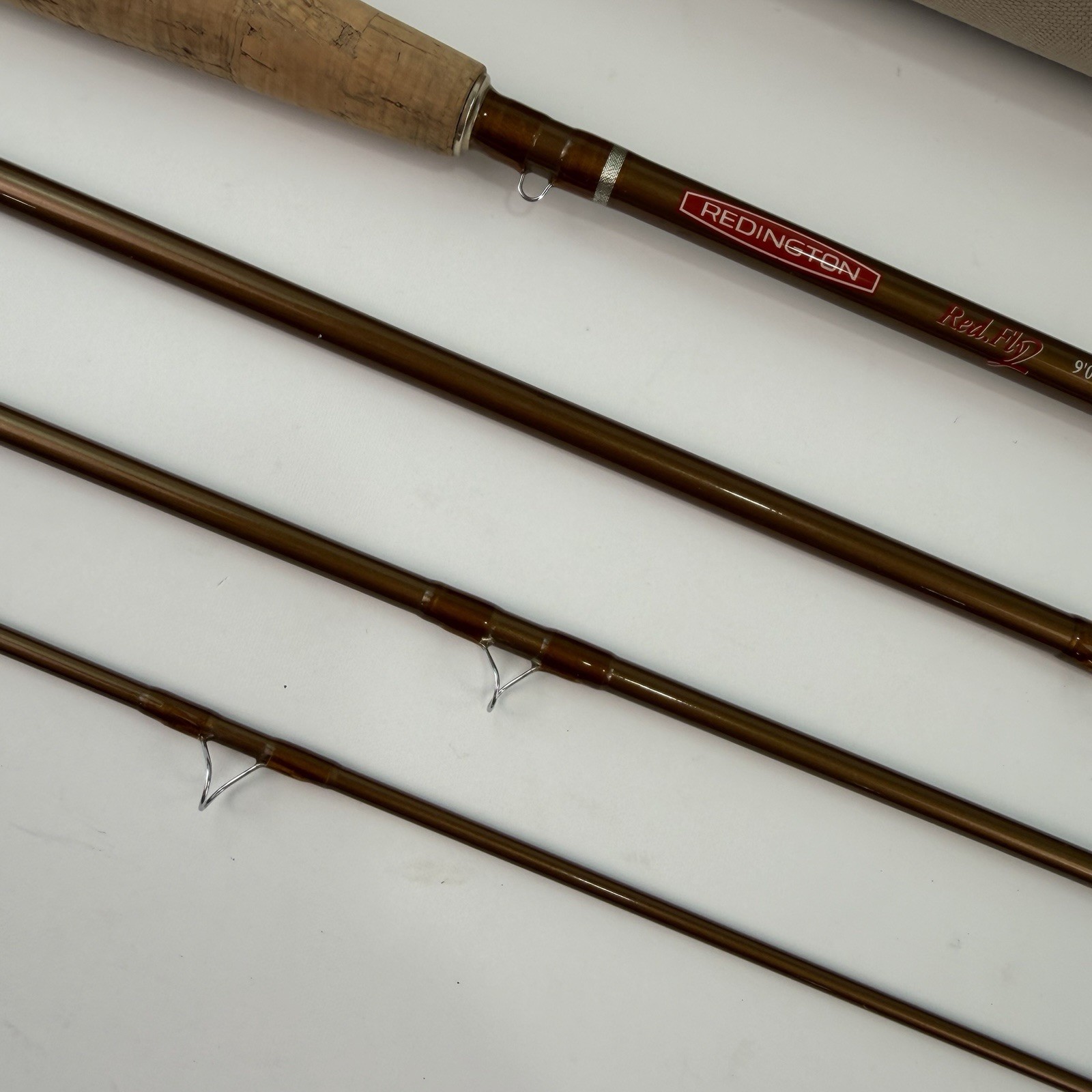 Redington Red Fly 2 Fishing Rod 9′ #6 4pc & Travel Tube NICE Y320