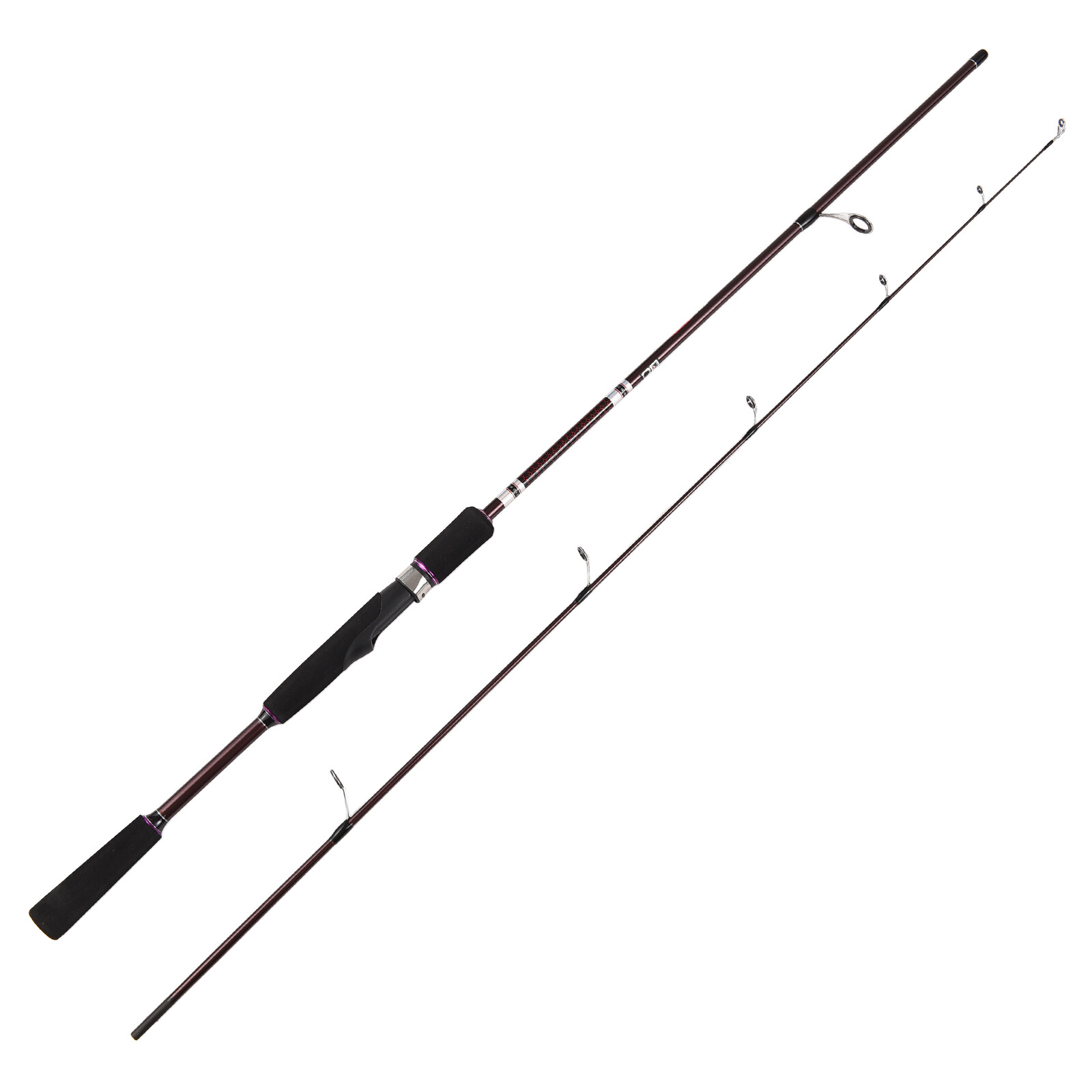 Carbon Fishing Rod 1.8m Solid Casting Fishing Rod with Comfort EVA Z8Y2