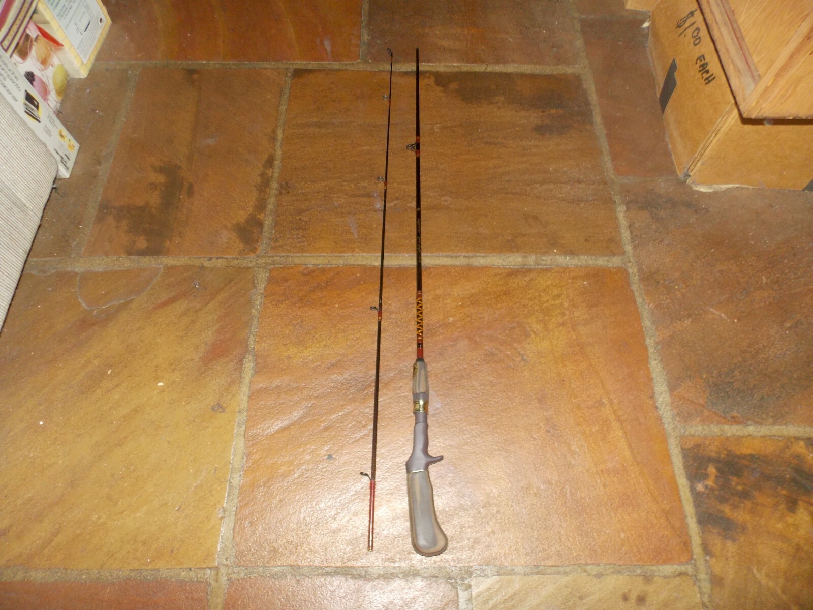 (HTF) Eagle Claw GOLD EAGLE II 6′ Casting Rod 2Pc DGT101 4-10lb 1/8-1/2oz 7/25