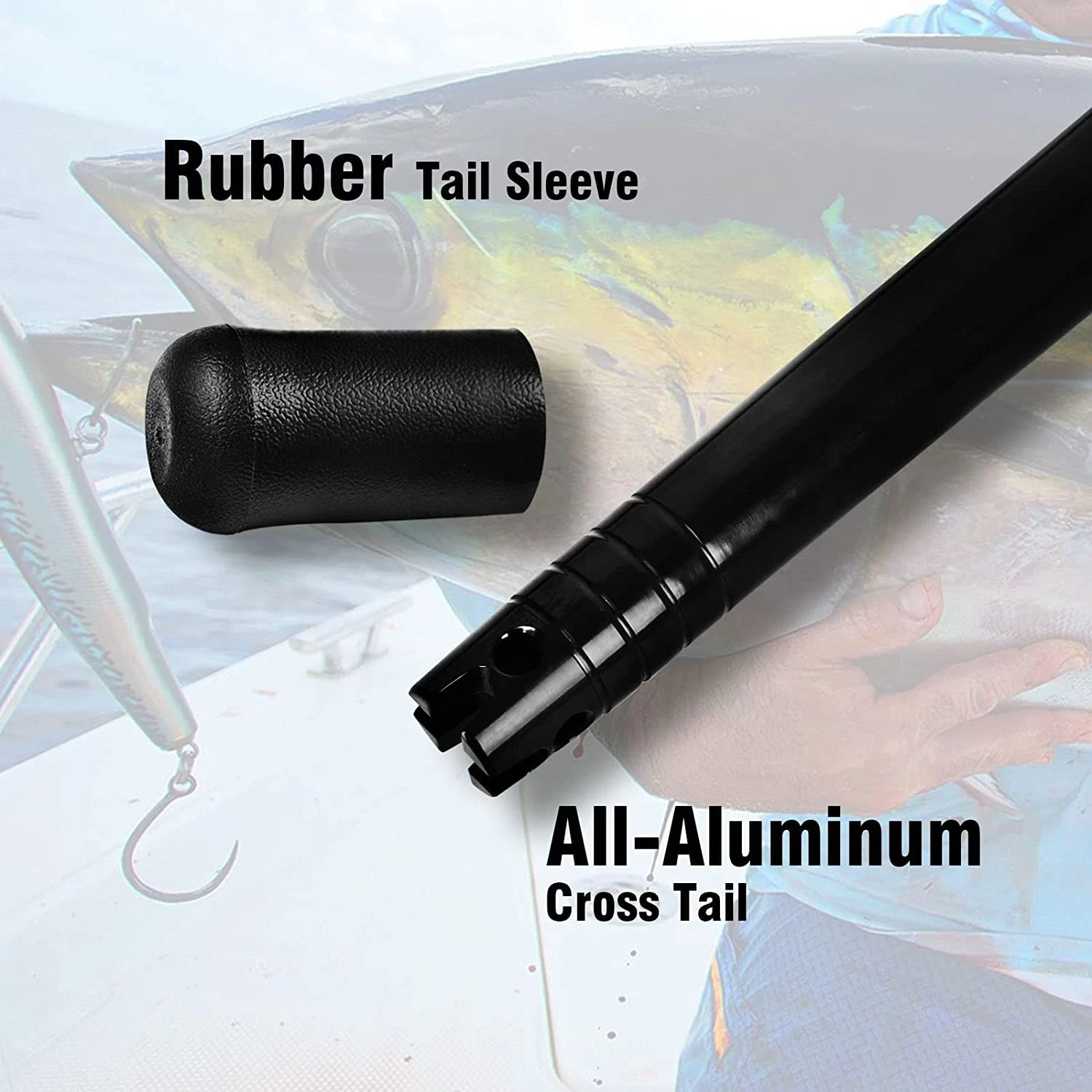 Bent Butt Trolling Rod 2-Piece Saltwater Extra Heavy Boat Offshore Fishing Pole