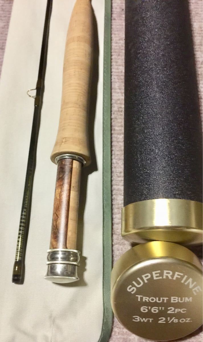 Orvis Superfine Trout Bum 6ft6in #3 2pc1top.