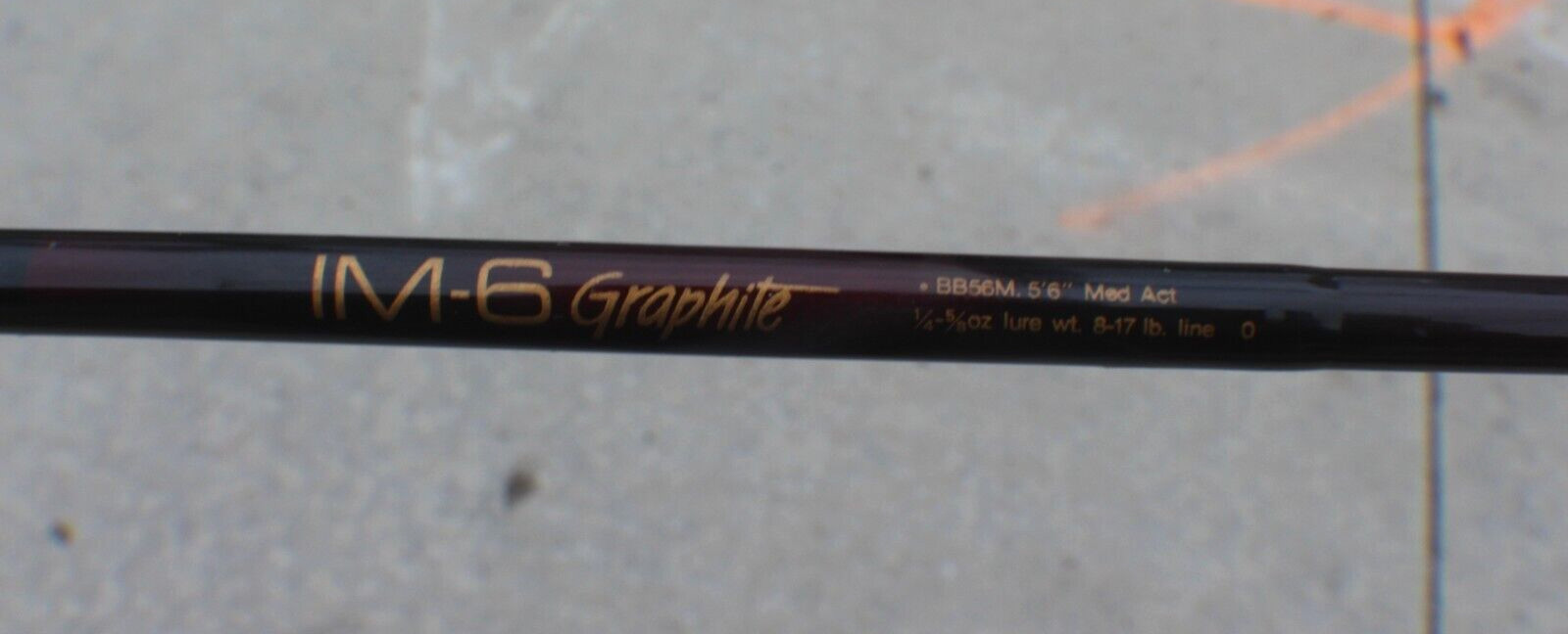 Bass Pro Shops Bionic BLADE IM-6 Graphite BB56M 5’6″ Med Act Fishing Rod