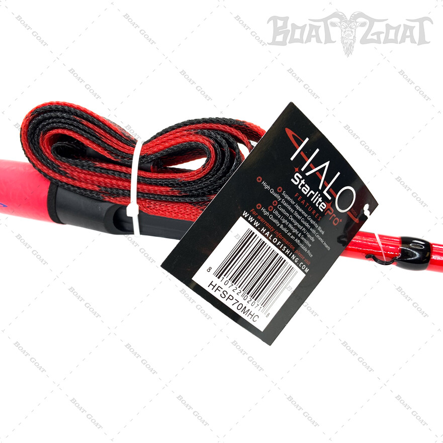 Halo Starlite Pro 7′ Medium Heavy Casting Rod + Rod Sleeve – HFSP70MHC