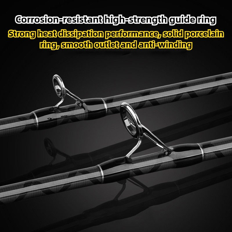 FIGHTING Surf Spinning Rod 9ft 10ft 20lb Saltwater Travel Pole Carbon 3 Section