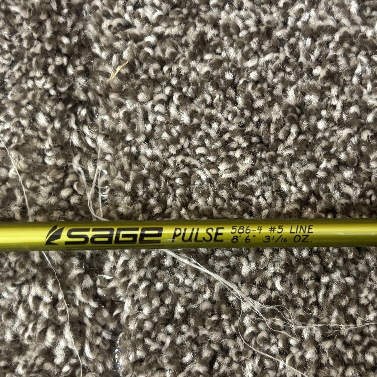 Sage PULSE 586-4 Fly Rod 8’6 5wt 4 Piece Green Graphite IIIe Fast Action Rod