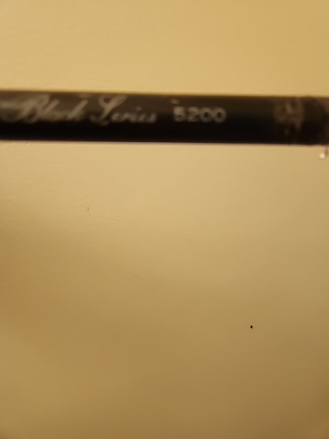 Master Model 5200 Black Graphite Spinning Rod 2 Piece Big Game Fishing Pole