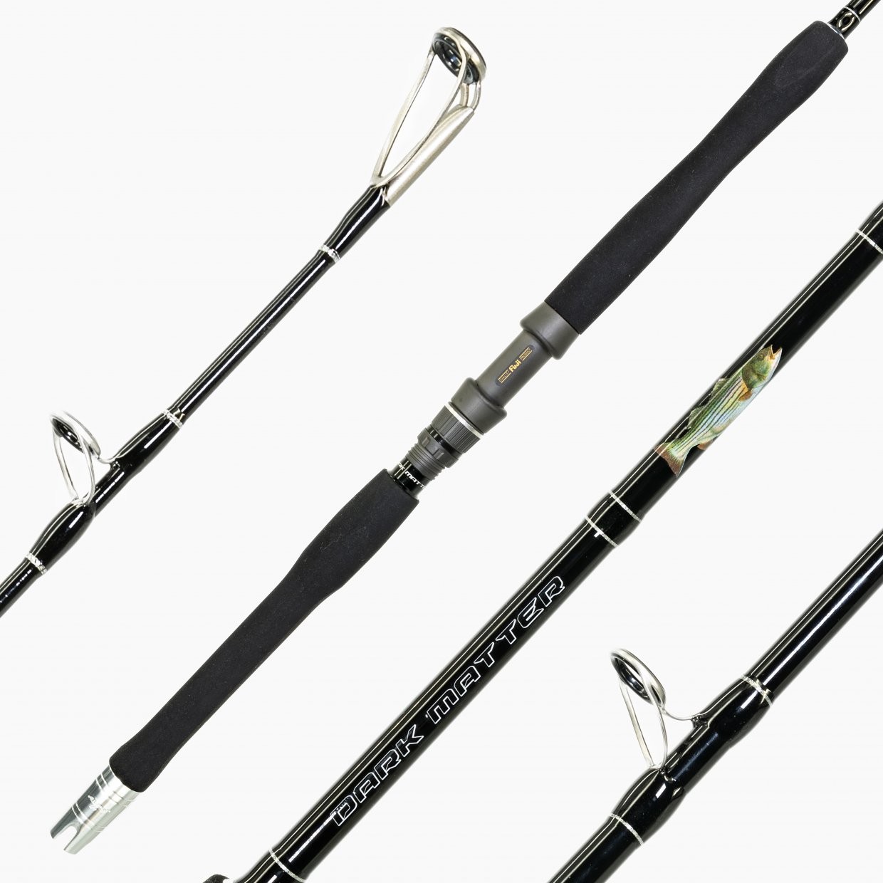 Dark Matter Mojo Trolling Rods Black 7′