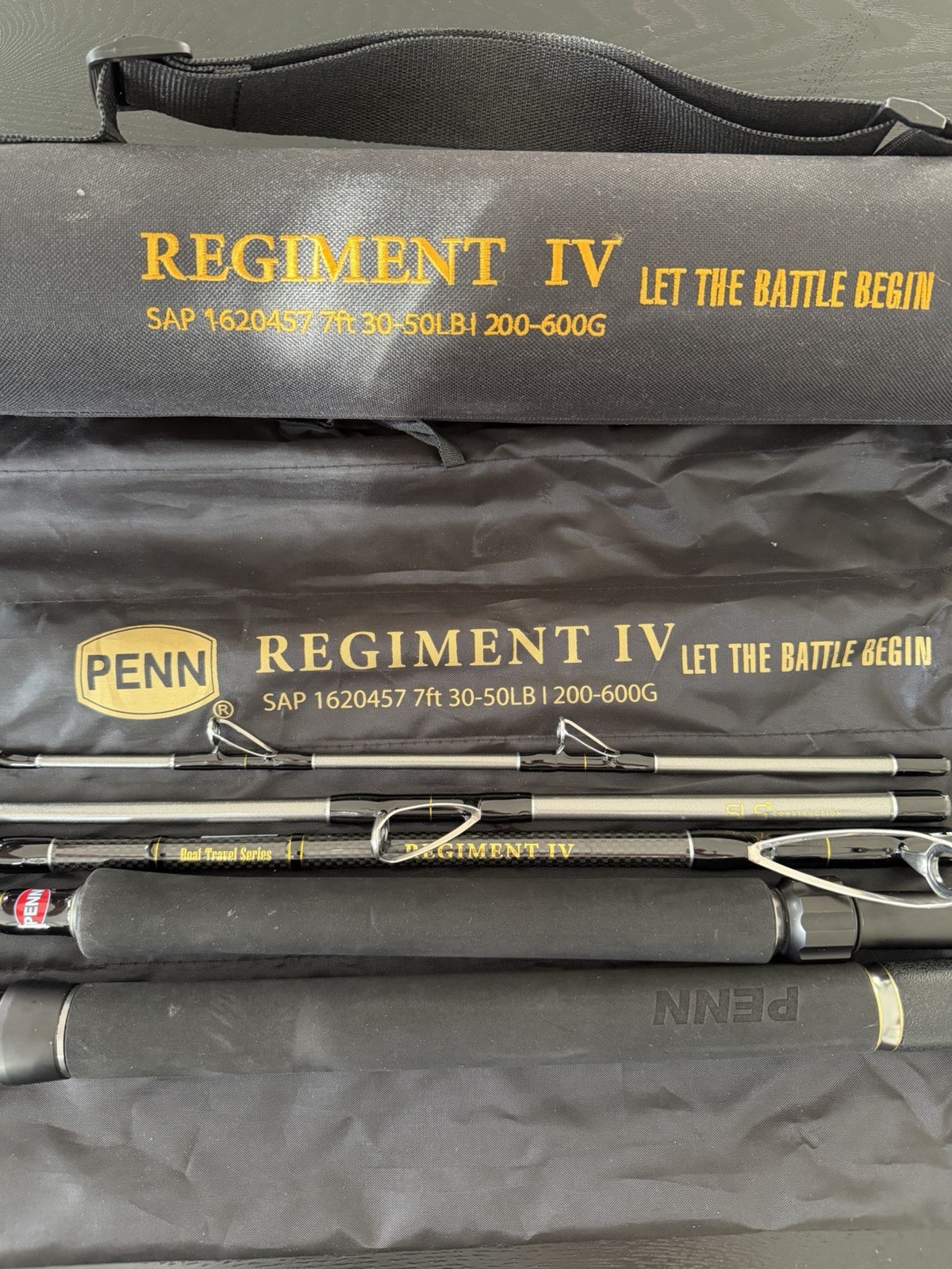 PENN Regiment IV Pilk Travel 2.24m 30-50lb 200-600g 4 Piece Travel Rod Norway