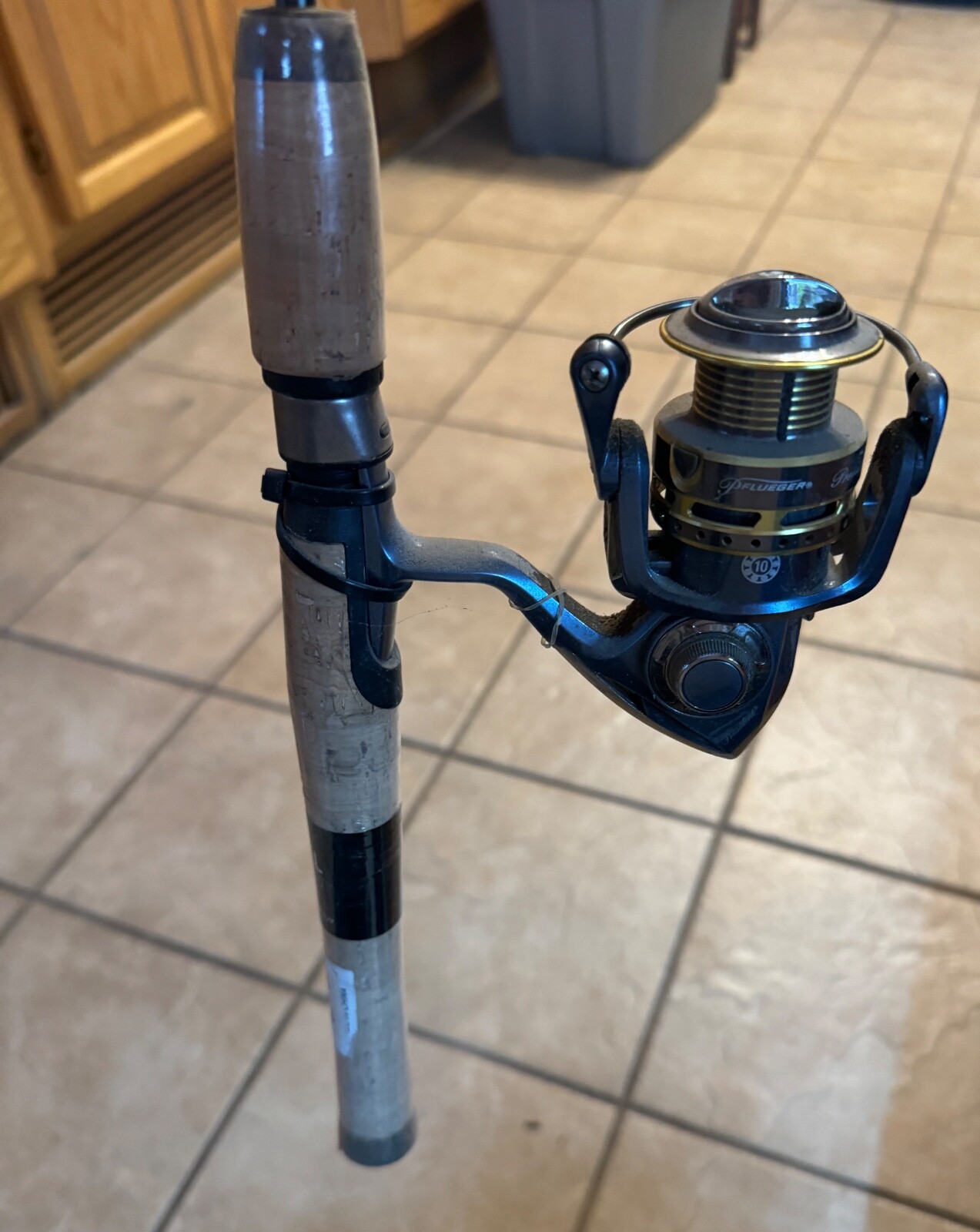 PFlueger President Pressp 30 Spinning Fishing Pole NO REEL HANDLE 58 Inch