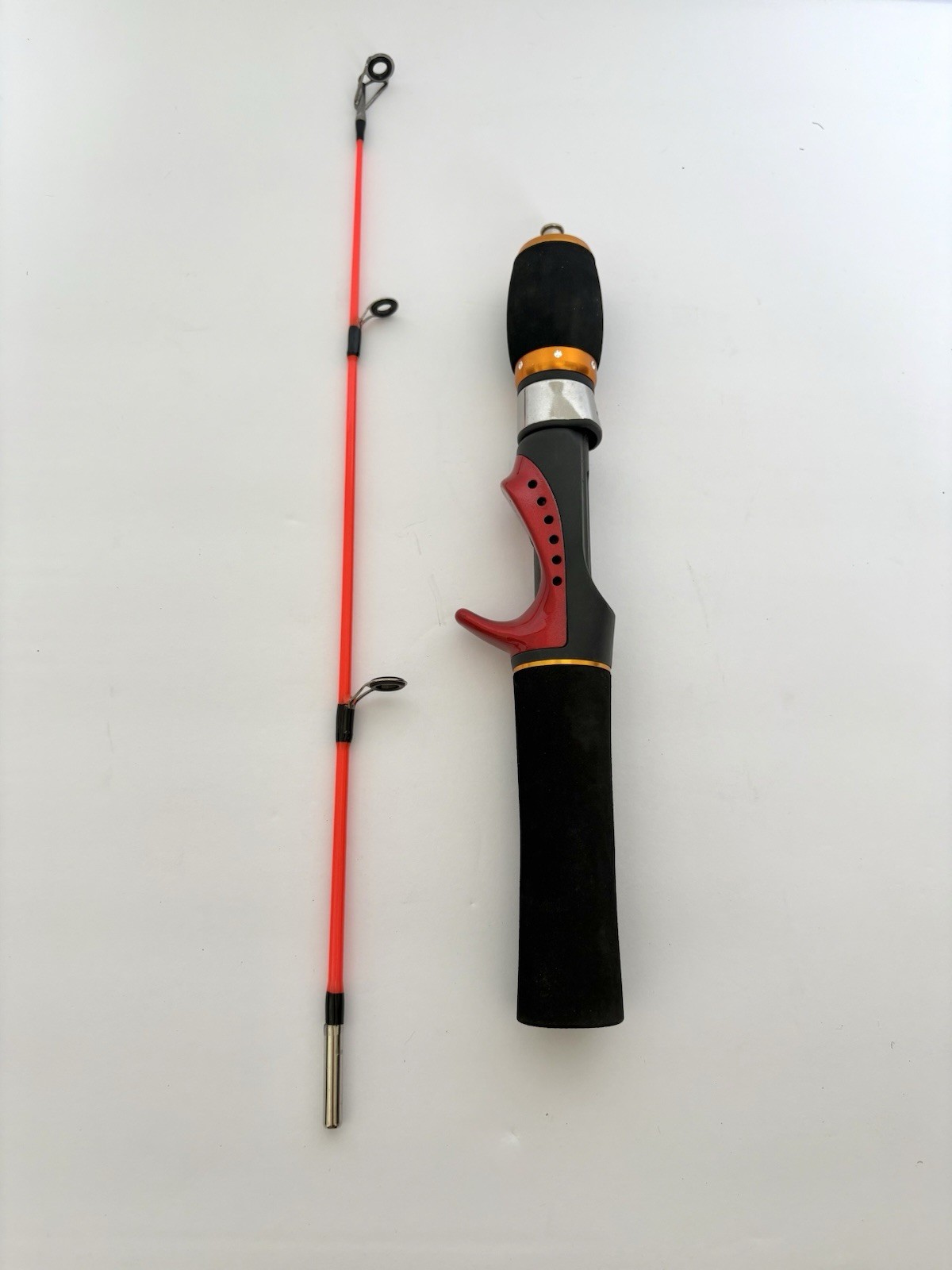Ice Fishing Rod Detachable Pole EVA Handle 2 Sections – Winter Ice Fishing