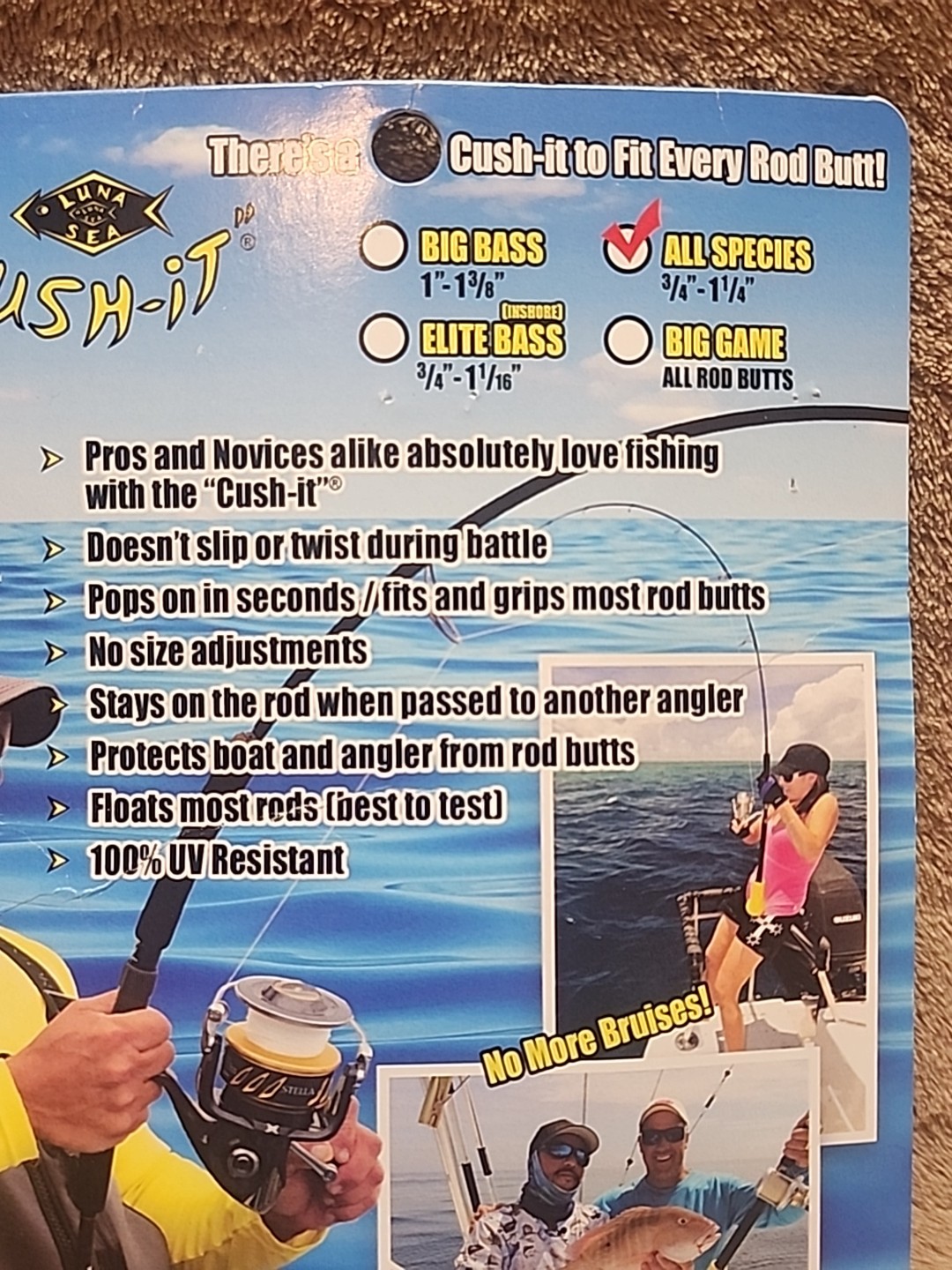 Marine-Grade Cush-It Rod Butt Cushion: Maximum Comfort & Buoyancy for Fishing