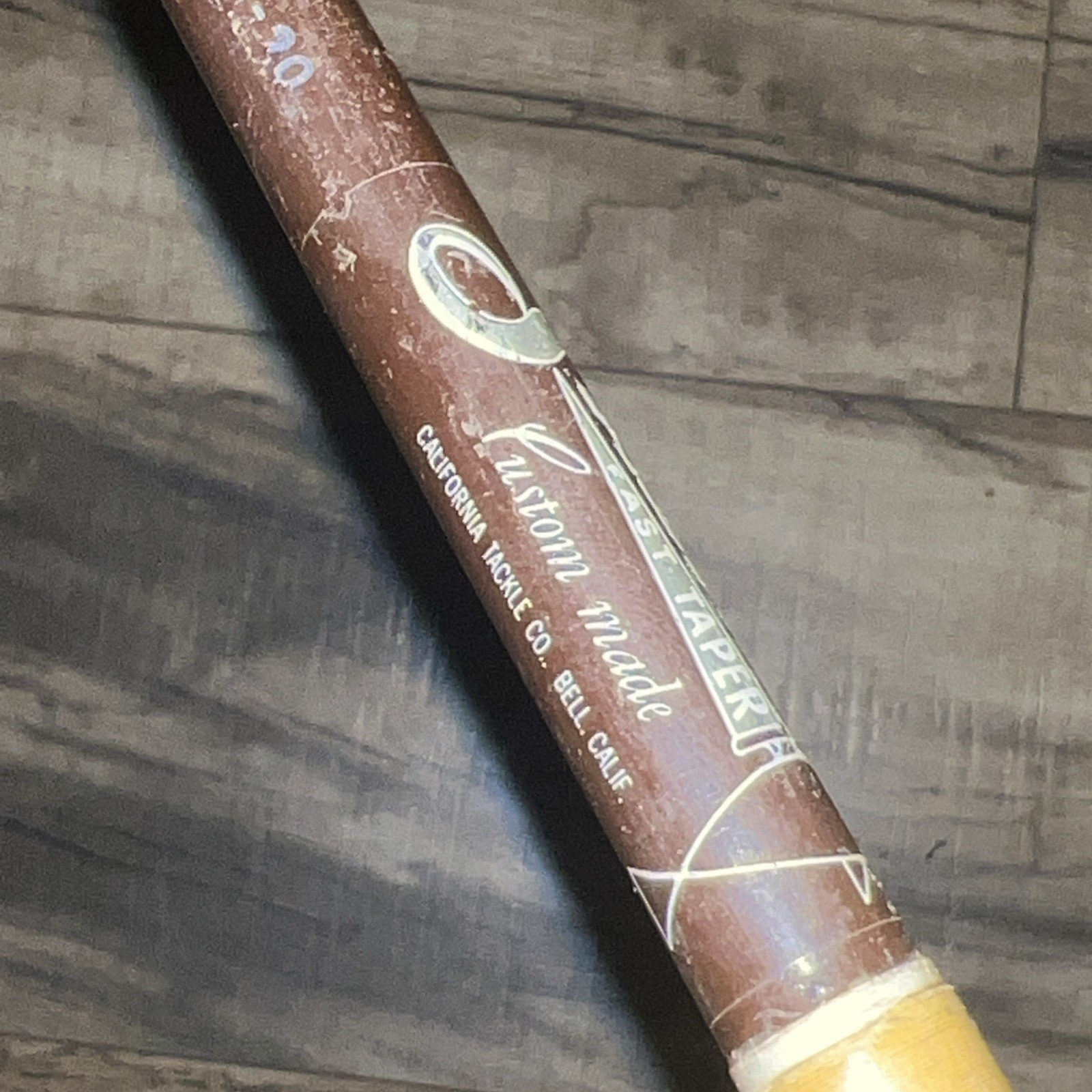 Vintage SABRE Basstroker Custom BaitCasting 5.5’ Rod 8-20lb BS154 Fast Taper USA