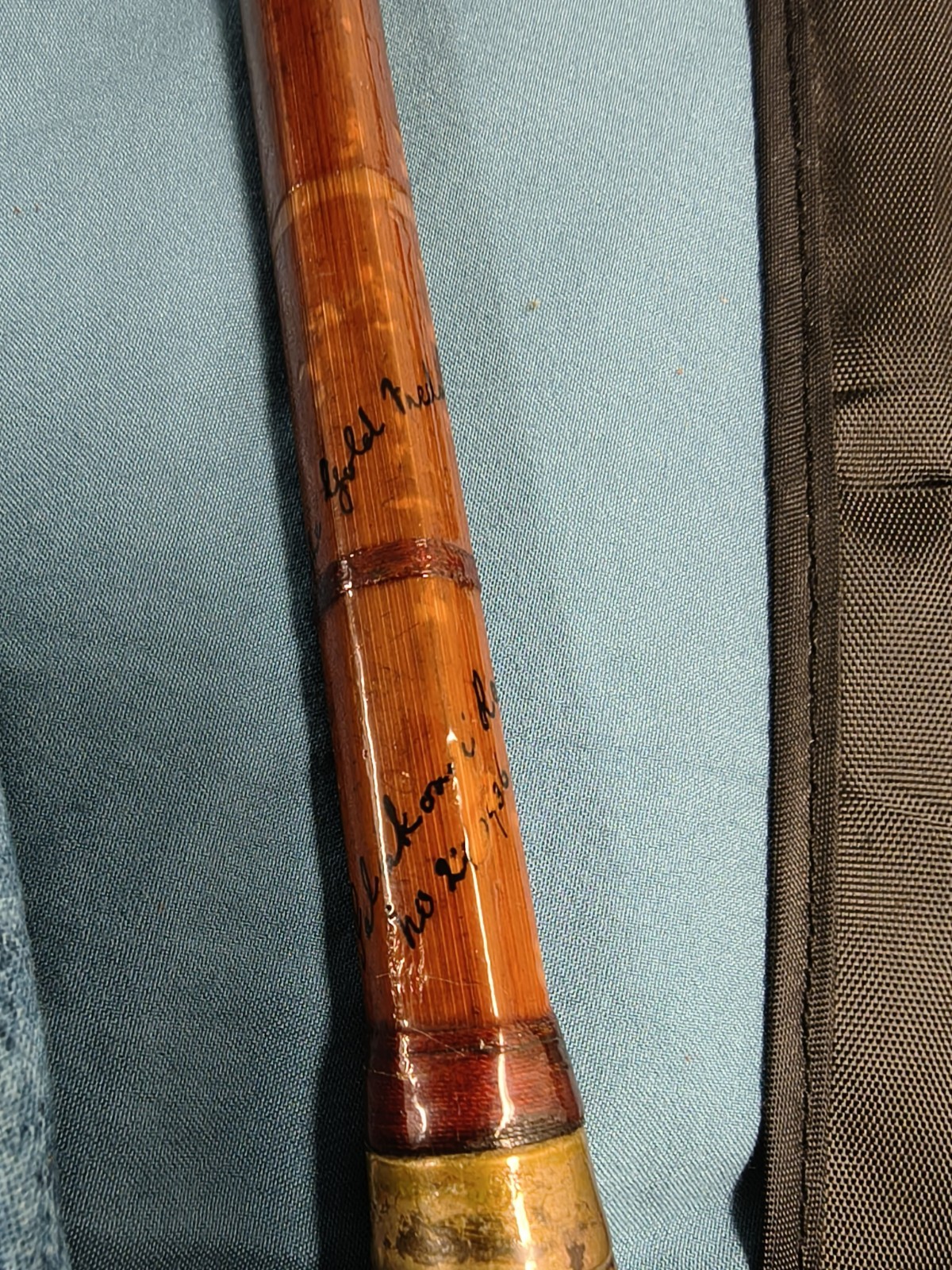 1927 Hardy 14’2″ The Gold Medal Rod Palakona Regal Bamboo 4 Piece Extra Tip