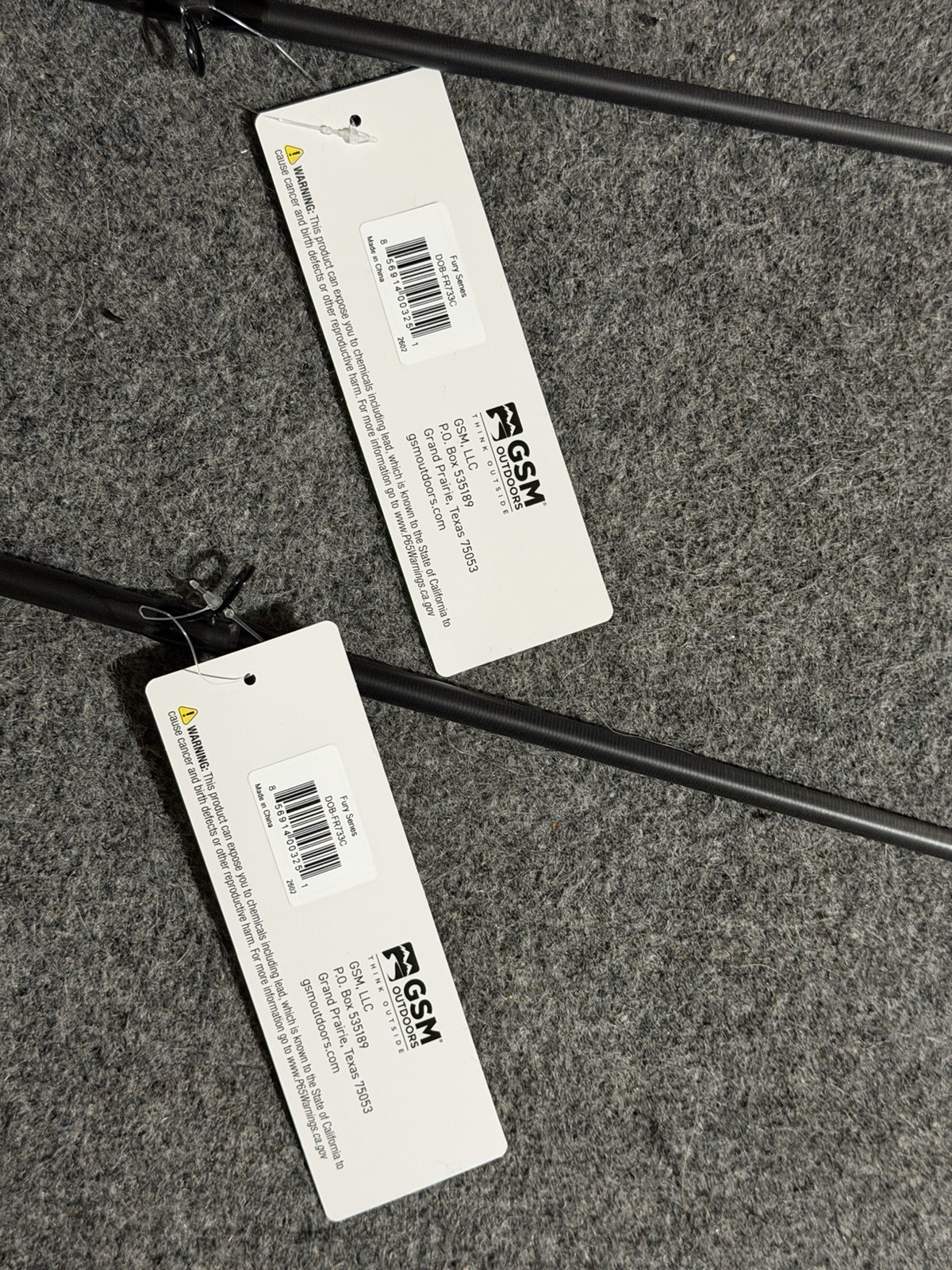 Lot Of 2 Brand New! Dobyns Fury 7’3″ Medium Heavy Fast Casting Rod FR733C