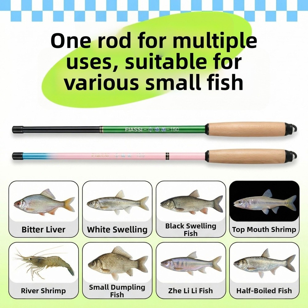 Telescopic Rod Easy Portability Ultra-light Design Sensitive Soft-action Tip