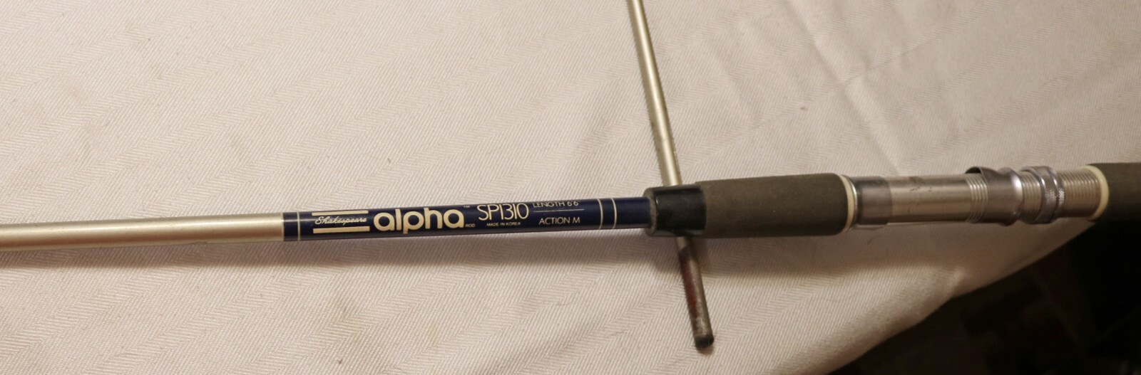 Shakespeare Alpha SP1310 Spinning Rod 6 Foot 6 Inch Medium Action Fishing Rod