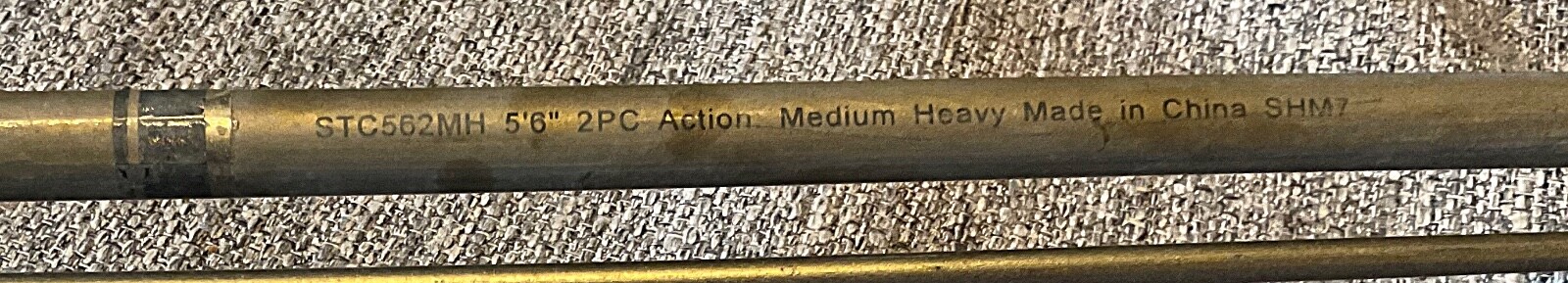 2 – Zebco Fishing Rods 5’6″ 2 Piece Medium Light & Medium Heavy