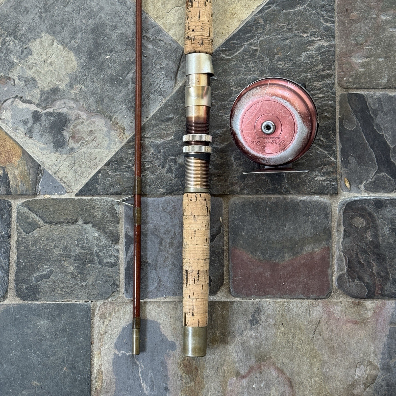 Vintage WRIGHT & McGILL 7’ Fly Rod And Reel Made In USA