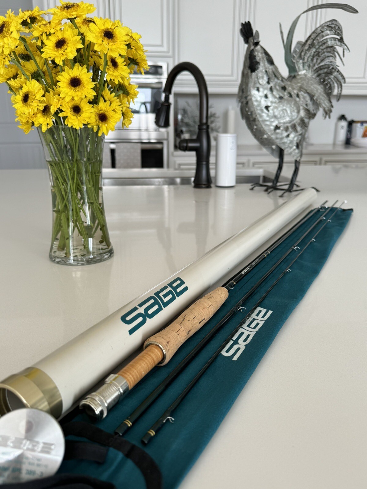 **BEAUTIFUL** 🔥~RARE~ SAGE SPL 3wt 8’9”in~3pc FlyRod!! ~LQQK~ 🔥