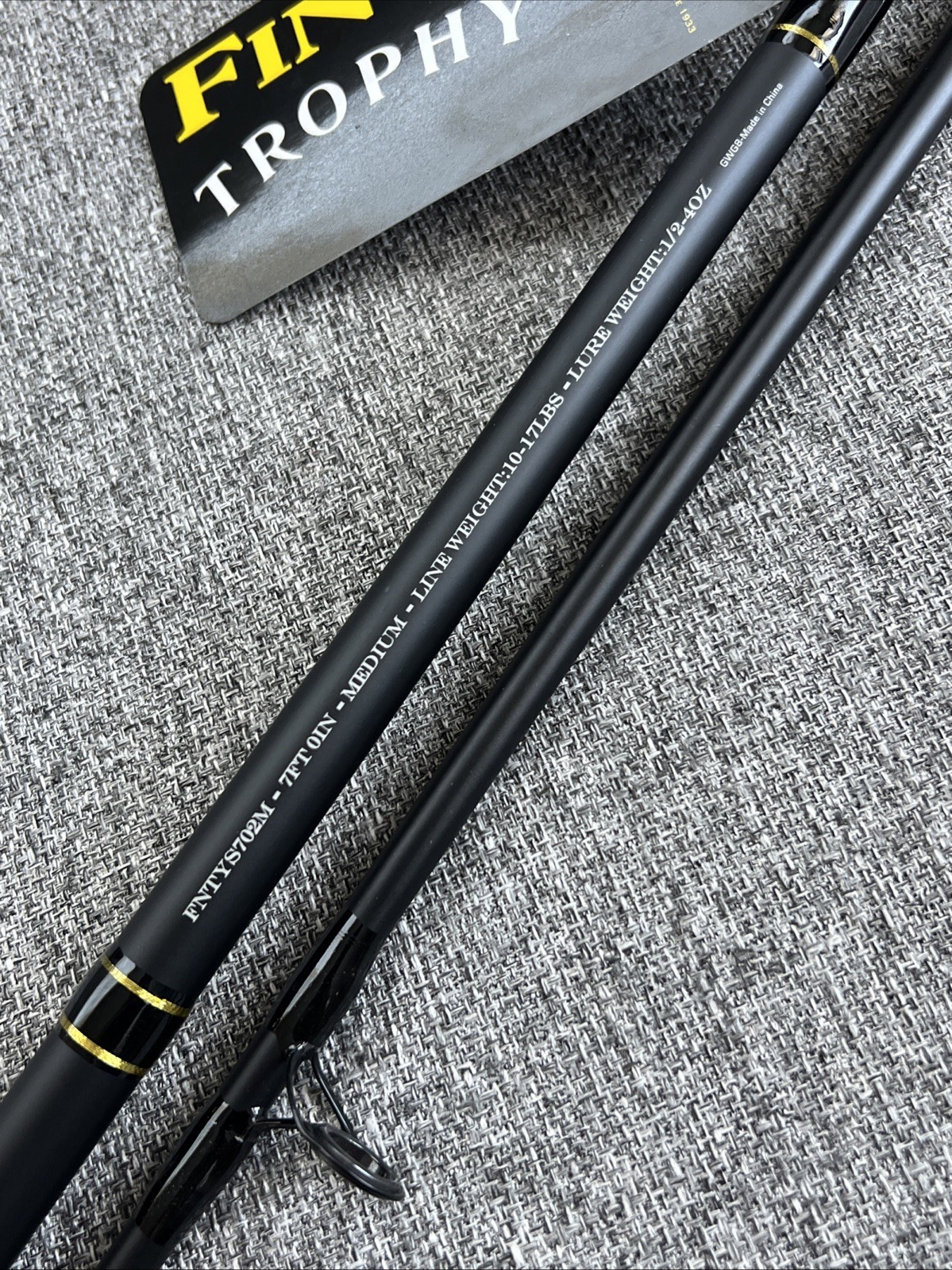 Fin-Nor Trophy™ Spinning Rod 7’ – 2 Piece Fishing Pole – UP TO 25% OFF!