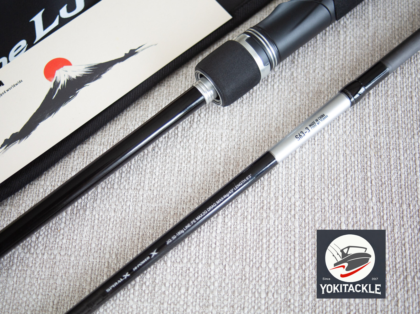 Shimano 25 Grappler Type LJ S63-3 Spinning Rod Shipping from JAPAN
