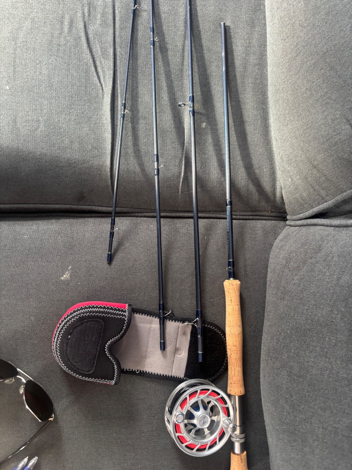TFO legacy 13′ 6″ flyrod 8 weigh w/Finatic 9 Reel/ Colton 9′ weight w/Finatic 7