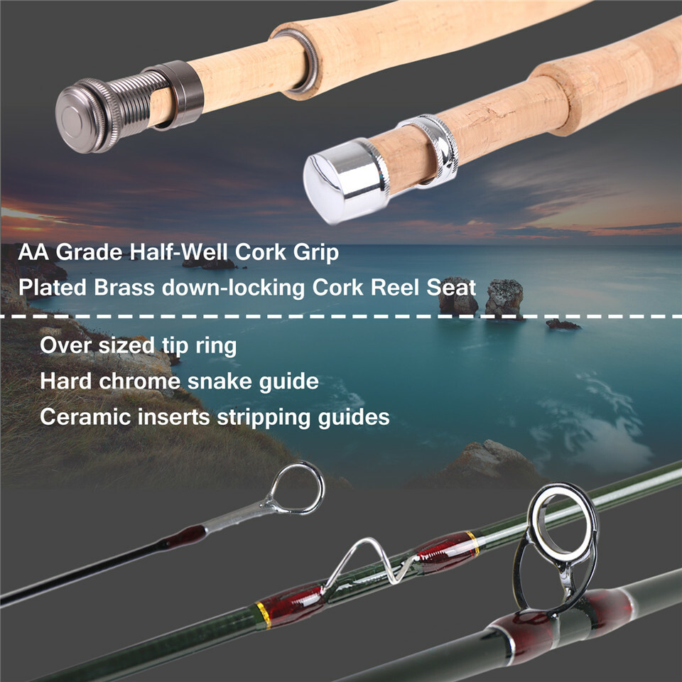 V-lite Small Stream Fly Fishing Rod Combo 1/2/3WT Rod, Reel, Line Outfit